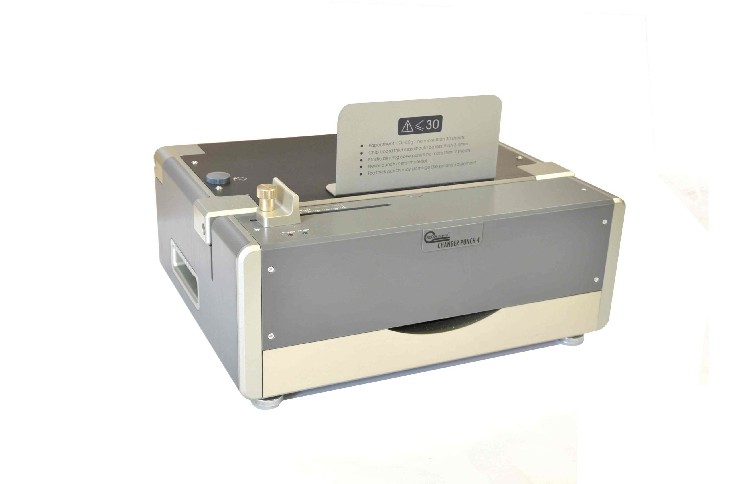 RECO Changer Punch 4 - reliure anneaux métalliques