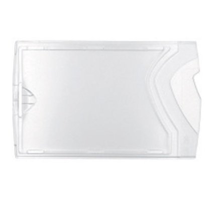 Etui-cartes badges horizontal rigide