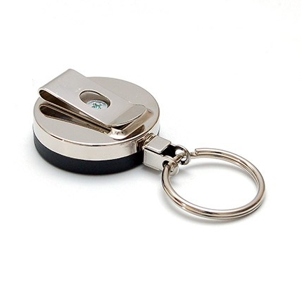 Zip Métal avec anneau porte-clés - Accessoire de badge